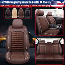 For Volkswagen Leather Auto Car Frontrear Seat Cover 25 Seat Full Set Interior