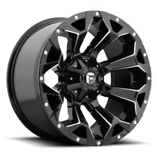 20 Inch Gloss Black Rims Wheels Fuel Assault D576 20x9 19mm Ford F150 6 Lug