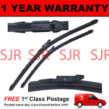 Direct Fit Front Aero Wiper Blades Pair 22 22 For Mercedes-benz Slk 2011 On