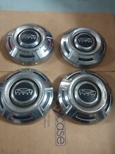 Four Ford Truck Hub Caps 67-77 34 Ton Truck F250 12 Stainless Dog Dish Oem