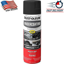 Rust Oleum Rubberized Undercoating Spray Grade Car Automotive Black Paint 15 Oz