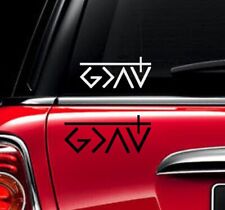 God Is Greater Than The Highs And Lows Decal Vinyl Car Window Sticker Any Size