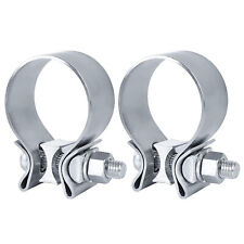 2pcs 3 Inch Stainless Steel T409 Narrow Band Exhaust Clamps Seal Muffler