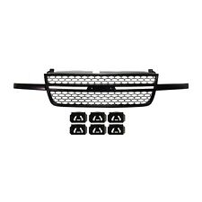 Grille For 2003-06 Silverado 2500 Hd And 1500 Hd Textured Black Shell And Insert