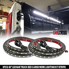 2 60 Led Truck Strip Bed Light Bar Cargo Trailer For Gmc Sierra 1500 2500 3500