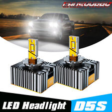D5s Led Headlight Bulbs High-low For Chevy Silverado 1500 2016-2018 Replace Hid