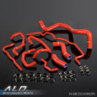 Fit For 1999-06 Vw Golf 1.8t Turbo Mk4 Red Silicone Radiator Coolant Hose Kit
