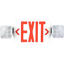 Red Led Exit Sign Emergency Light Dual Led Lamp Ul-94 Fire Resistance Light