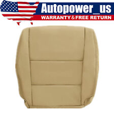 Driver Bottom Leather Seat Cover Tan For 2008 2009 2010 2011 2012 Honda Accord