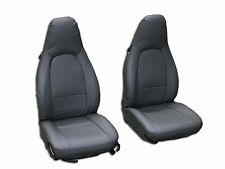 For Porsche 911 928 944 968 Charcoal Iggee Custom Made Fit Full Set Seat Covers