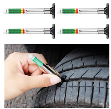 4pcs Car Tire Tread Depth Gauge Accurate Smart Color Coded Tire Tread Depth Tool