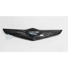 Front Hood Carbon Black Emblem For 2017 2020 Hyundai Genesis G80