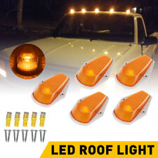 5x For Ford F150 F250 F350 1973-1997 Roof Top Cab Lights Amber Marker Lights
