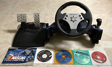 Thrustmaster Steering Wheel Pedal Nascar Pro Digital 2 Racing Usb Pc Cd Games