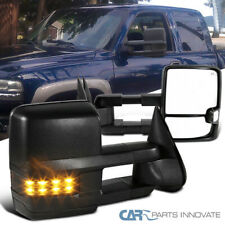Powerdefrosttinted Led Signal Towing Mirrors Fit 99-02 Silverado Sierra Pickup