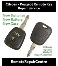 Repair Service For Citroen C1 C2 C3 C4 Xsara Picasso 2 Button Remote Key Fob Fix