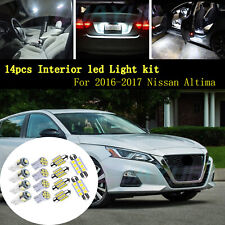 14x Super White Interior Led Light Bulb Kit Package For 2016-2017 Nissan Altima