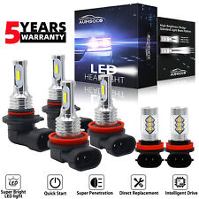 6000k Led Headlights Bulbs Fog Lights For Toyota Camry 2007 2008 2009 - 2014