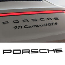 For Porsche Letters Letter Rear Trunk Tailgate Emblem Badgematte Black