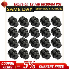 Black 20x Lug Nut Caps Compatiblereplacement Fits Chevygm 9593028 9593228