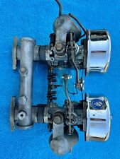 Mg Midget Sprite Su Hs2 1275 Carburetor Set Linkage Intake Auc863 Air Cleaners