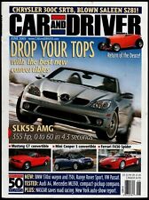 June 2005 Car And Driver Magazine Mercedes-benz Slk55 Amg Saleen S281 Mustang