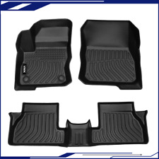 Floor Mats For 2012-2018 Ford Focus Rubber All Weather Waterproof Liners Black