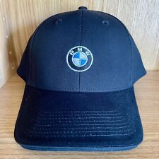 Brand New Nwt - Bmw Lifestyle Black Hat Cap Adjustable Strap - Mint Condition