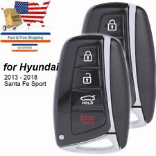 2x 95440-4z200 Remote Key Fob For 2013 -18 Hyundai Santa Fe Sport 4b Sy5dmfna04