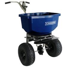 Professional Wide Mouth Rock Salt Broadcast Spreader 100 Lbs. T-shaped Handle
