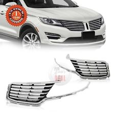 Front Upper Grille Grill Leftright Side Mesh For 2015-2018 Lincoln Mkc