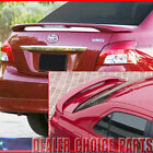 For 2007-2009 2010 2011 2012 Toyota Yaris Sedan Factory Style Spoiler Unpainted