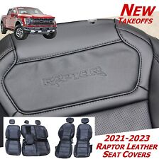 Oem Factory Leather Seat Covers 21-23 F150 Raptor Genuine Oe Ford New Take Off