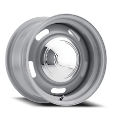 4 New 15x8 -6 5x120 Vision Rally Silver Wheelsrims 15 Inch 47601