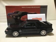 Mustang 1993 Cobra Black Ford Fox Body Original Release 118 Gmp Rare G1801813