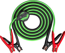 Jumper Cables 4 Gauge 20 Feet With Smart Safety Protector - Heavy Duty Battery..