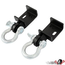 Pair Front For Toyota Tacoma 2009-2023 Demon Brackets Tow Hook Shackles Kit