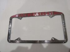 Los Angeles License Plate Frame Embossed Metal Tag Chrome Classic Cars Cool