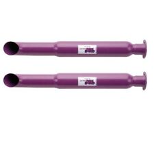 Flowtech 50232flt Purple Hornies 3-hole Shorty Glasspack Header Muffler