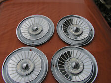 1950s Ford Hubcaps 14 Thunderbird Wheel Covers 1957 - Set Of 4