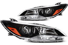 Headlights Assembly Leftright For 2010 2011 Toyota Camry Black Wprojector