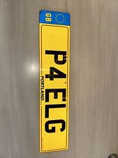 Uk British License Plate Gb Band Personalized Bestplate 5 Digit Pre-brexit