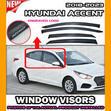 Window Visors For 2018 2023 Hyundai Accent Deflector Rain Guard Vent Shade