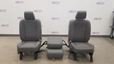 06 Dodge Ram 1500 St Front Seat Set With Console Gray Cloth Regular Cab