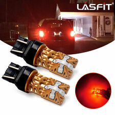 Lasfit 7443 7444 7440 7441 Led Bulbs Brake Stop Light Lamp Red Super Bright 2pcs