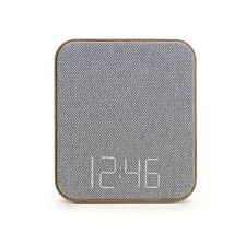 Wood Sound Sleep Alarm Table Clock Gray - Capello