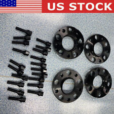 5x120 Staggered Wheel Spacers Kits 2 15mm 2 20mm W Extended Bolts For Bmw