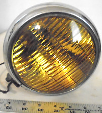 Antique Cats Eye Amber Yellow Auxiliary Lamps Headlight