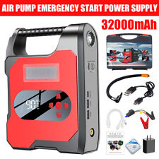 Car Jump Starter With Air Compressor Battery Pack Charger 150psi Air Tire Pump
