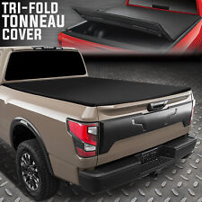 For 04-15 Nissan Titan 67 Fleetside Truck Bed Tri-fold Soft Top Tonneau Cover